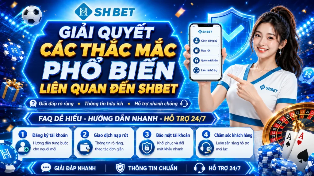 Giải quyết các thắc mắc phổ biến liên quan đến SHBET 