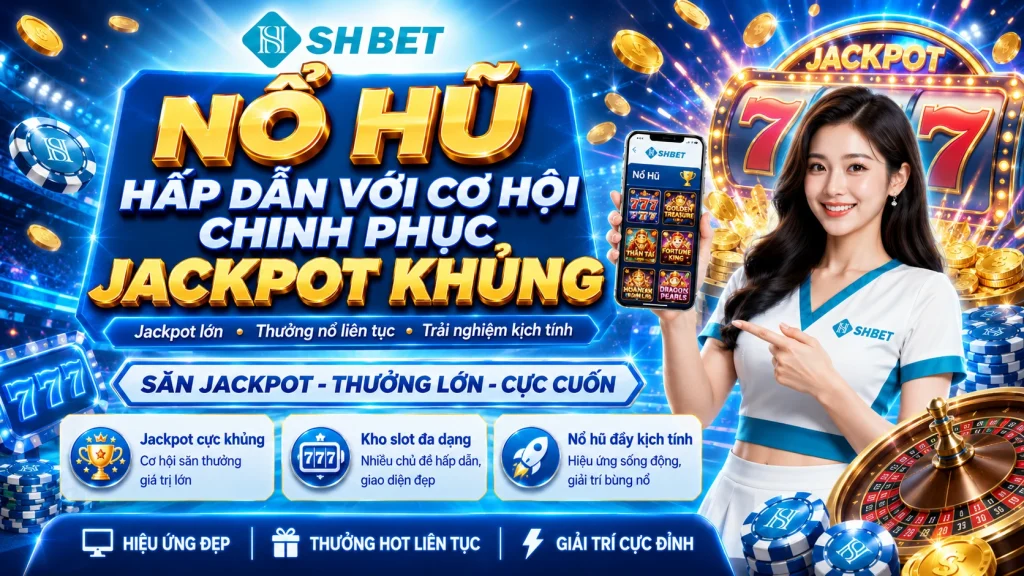 Nổ hũ hấp dẫn với cơ hội chinh phục jackpot khủng 